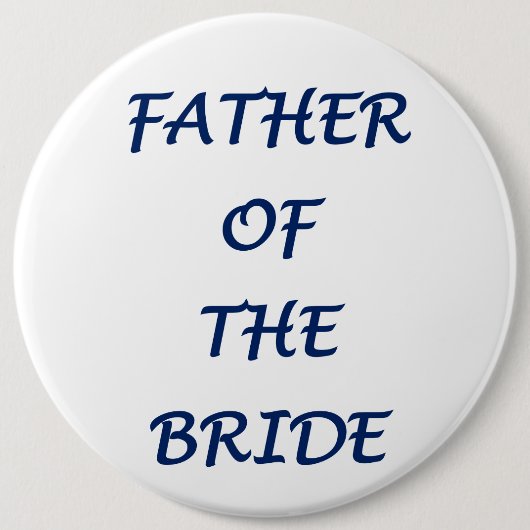 Brautvater Button (Vorderseite)