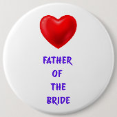 Brautvater Button (Vorderseite)