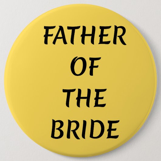 Brautvater button (Vorderseite)