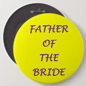 Brautvater Button (Vorne & Hinten)