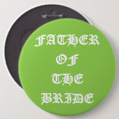 Brautvater Button (Vorne & Hinten)