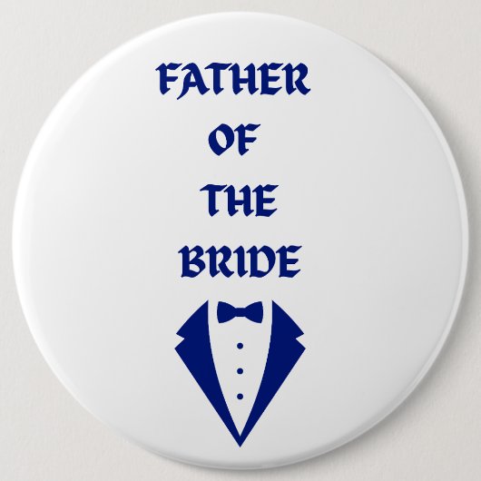 Brautvater Button (Vorderseite)