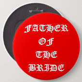 Brautvater Button (Vorne & Hinten)