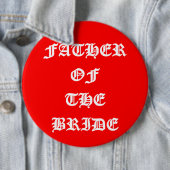 Brautvater Button (Beispiel)