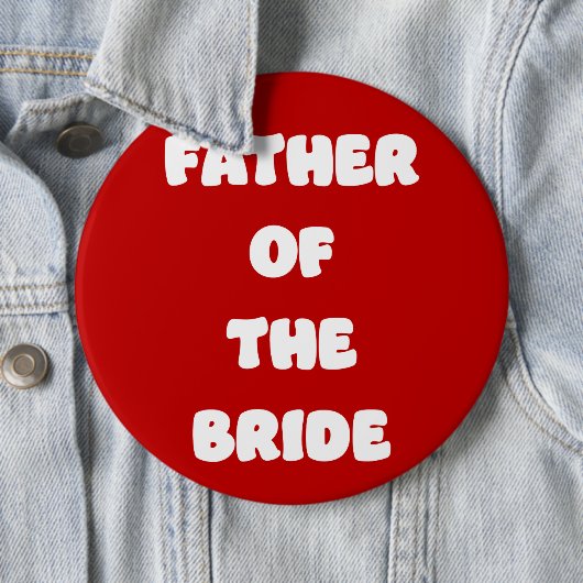Brautvater-Button Button (Beispiel)
