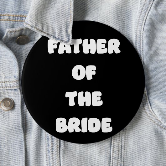 Brautvater-Button Button (Beispiel)