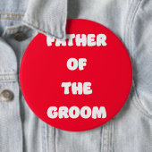 Brautvater des Bräutigams Button (Beispiel)