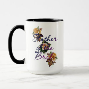 Brautvater Floral Tasse