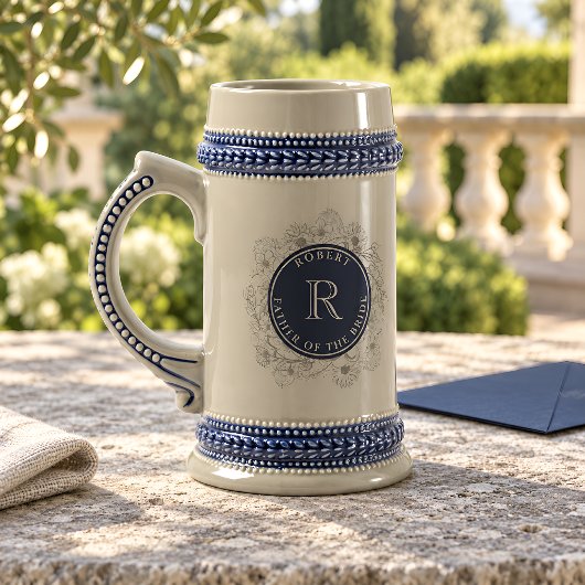 Brautvater-Geschenk Bierglas