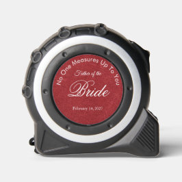 Brautvater Geschenk Maßband personalisiert