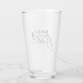 Brautvater Glas (Rückseite)