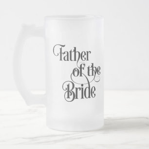 Brautvater Mattglas Bierglas