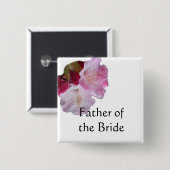 Brautvater oder Bräutigam Button (Vorne & Hinten)