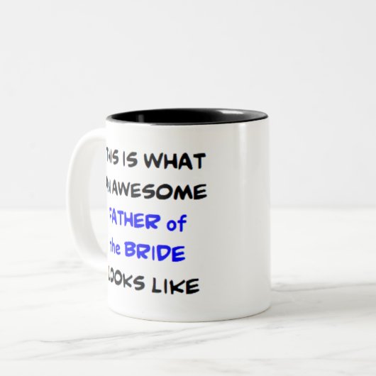 Brautvater, phantastisch zweifarbige tasse (Vorderseite Links)