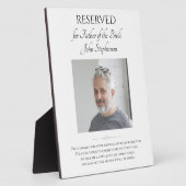 Brautvater Rettete ein Foto für Hochzeiten Fotoplatte (Seite)