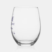 Brautvater Weinglas Ohne Stiel (Links)