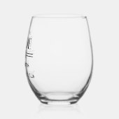 Brautvater Weinglas Ohne Stiel (Links)