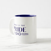Brautvater Zweifarbige Tasse (Vorderseite Links)