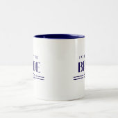 Brautvater Zweifarbige Tasse (Mittel)