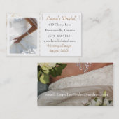 BrautVisitenkarte Visitenkarte (Vorne/Hinten)