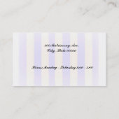 BrautVisitenkarte Visitenkarte (Rückseite)