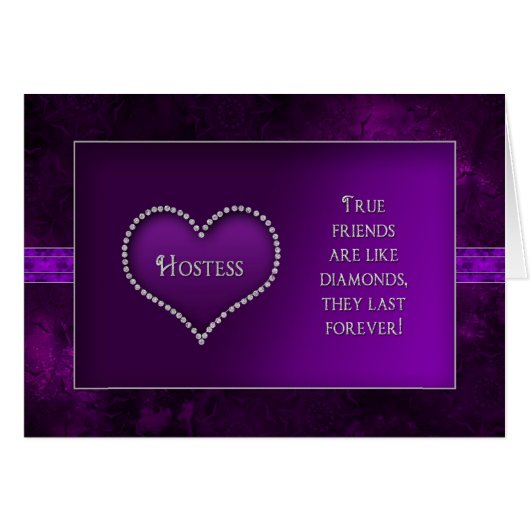 Brautwächter Einladung - HOSTESS - (Vorderseite (Horizontal))