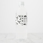 Brautwasser-Flaschenetikett Wasserflaschenetikett (Rückseite)