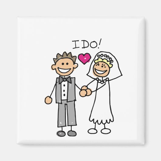 Brautwechsel-Stimmungen speichern die Daten Magnet (Vorne)