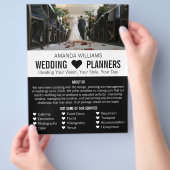 Brautwerbung, Hochzeitsplanung Flyer (Hand)