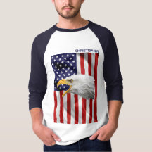 Brave American Eagle, The USA Flag, Patriotic
