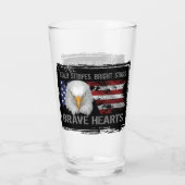 Brave American Hearts Glas (Rückseite)
