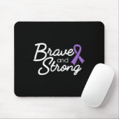 Brave and Strong Heimerheimer's and Epilepsy Warri Mousepad (Mit Mouse)