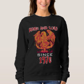 Brave and wild since 1970 sweatshirt (Vorderseite)
