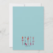 Brave Arrow-Einladung Einladung (Rückseite)