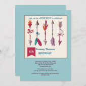 Brave Arrow-Einladung Einladung (Vorne/Hinten)