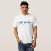 "Brave as a Wolf - 3D B Edition" T-Shirt (Vorne ganz)