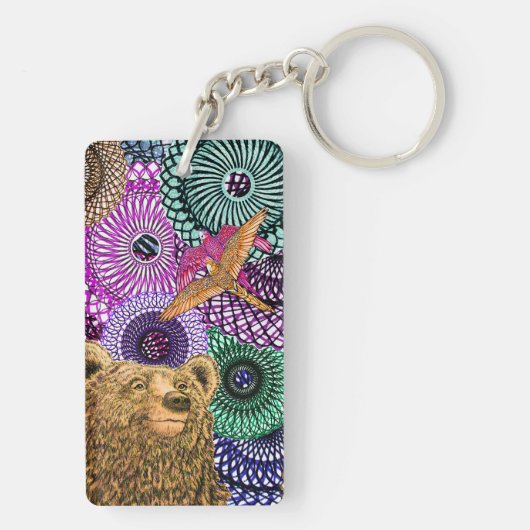Brave Bear Schlüsselanhänger (Rückseite)