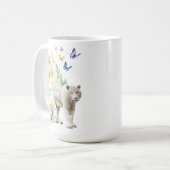 Brave Butterfly sei die Veränderung personalisiere Kaffeetasse (Vorderseite Links)