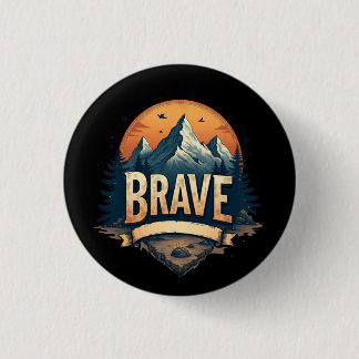 Brave Button Adventure Graphic T-Shirt for Women T