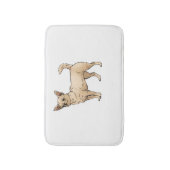 Brave Chihuahua Blue Badematte (Vorderseite Vertikal)