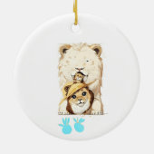 Brave Cuteness cub Keramik Ornament (Hinten)