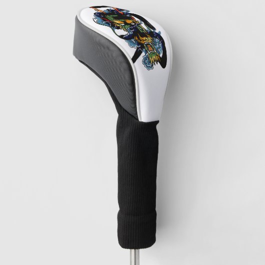 Brave Dragon Golf Headcover (angewinkelt)