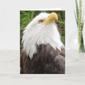 Brave Eagle Greeting Card Karte (Vorderseite)
