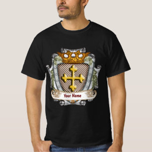Brave Familienwappen Nachname T-Shirt