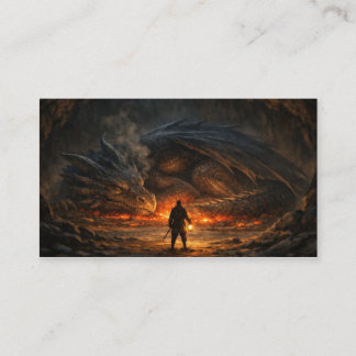 Brave Figure Before Sleeping Dragon  Visitenkarte