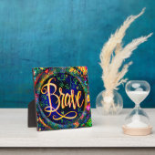 Brave Floral ermutigend Hübsche Inspiritivität Fotoplatte (InSitu)