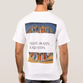 Brave Hearts, Bold Steps - Empowered Journey T-Shi T-Shirt (Rückseite)