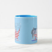 Brave Hearts Tribute hellblau Tasse (Zentrum)