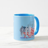 Brave Hearts Tribute hellblau Tasse (VorderseiteRechts)
