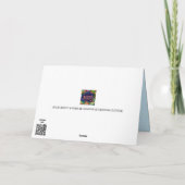 Brave Hübsche floral ONE WORD Inspirivity Card Karte (Rückseite)